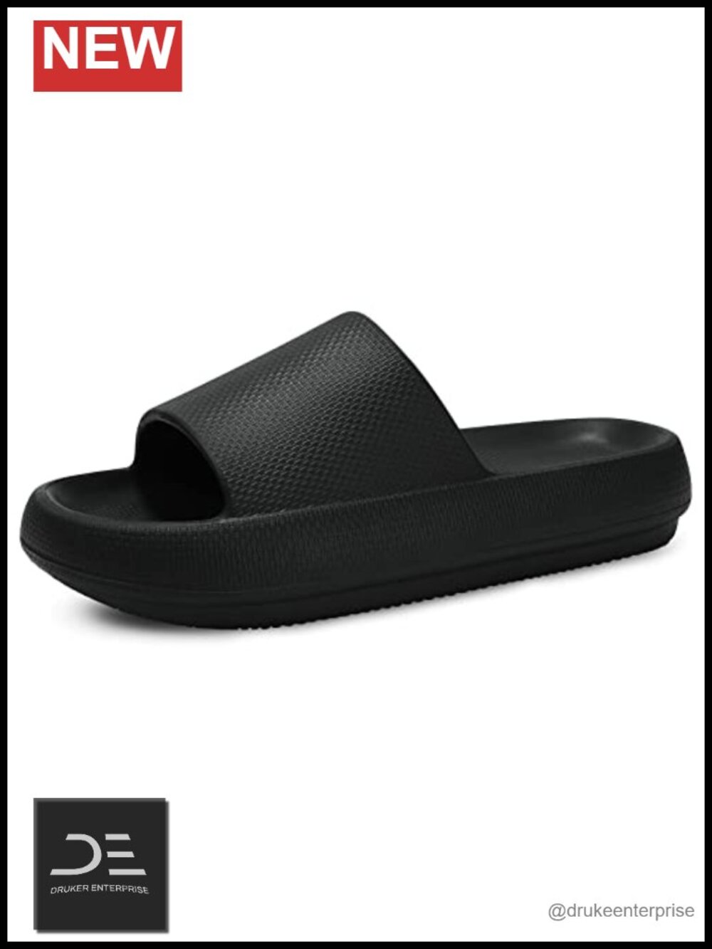 Slides for Women Men Non-Slip Bathroom Slippers Soft Thick Sole Indoor Outdoor